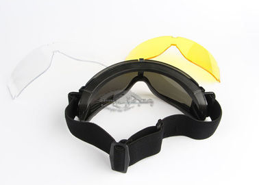 Μαύρη προστασία χρώματος UV400 Airsoft X800 γυαλιών ασφάλειας συνταγών PPE προμηθευτής