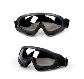 Αντι UV Windproof προστατευτικά δίοπτρα μοτοσικλετών γυαλιών μοτοσικλετών λογότυπων συνήθειας προμηθευτής